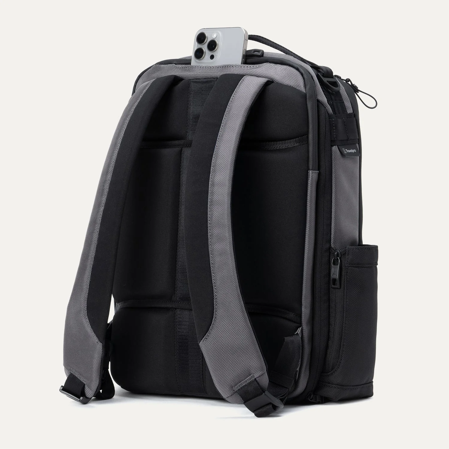 Travelpro® Altitude™ Slim Expandable Laptop Backpack 20-24L- Stellar Navy/ Grey - Image 17