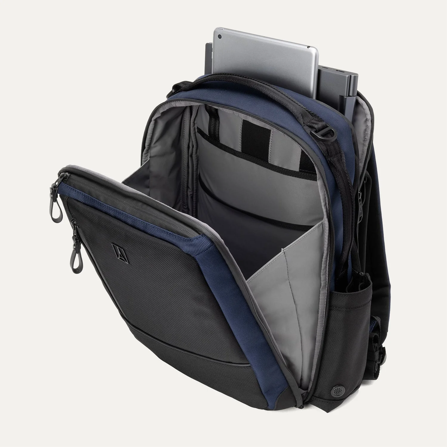 Travelpro® Altitude™ Slim Expandable Laptop Backpack 20-24L- Stellar Navy/ Grey - Image 24