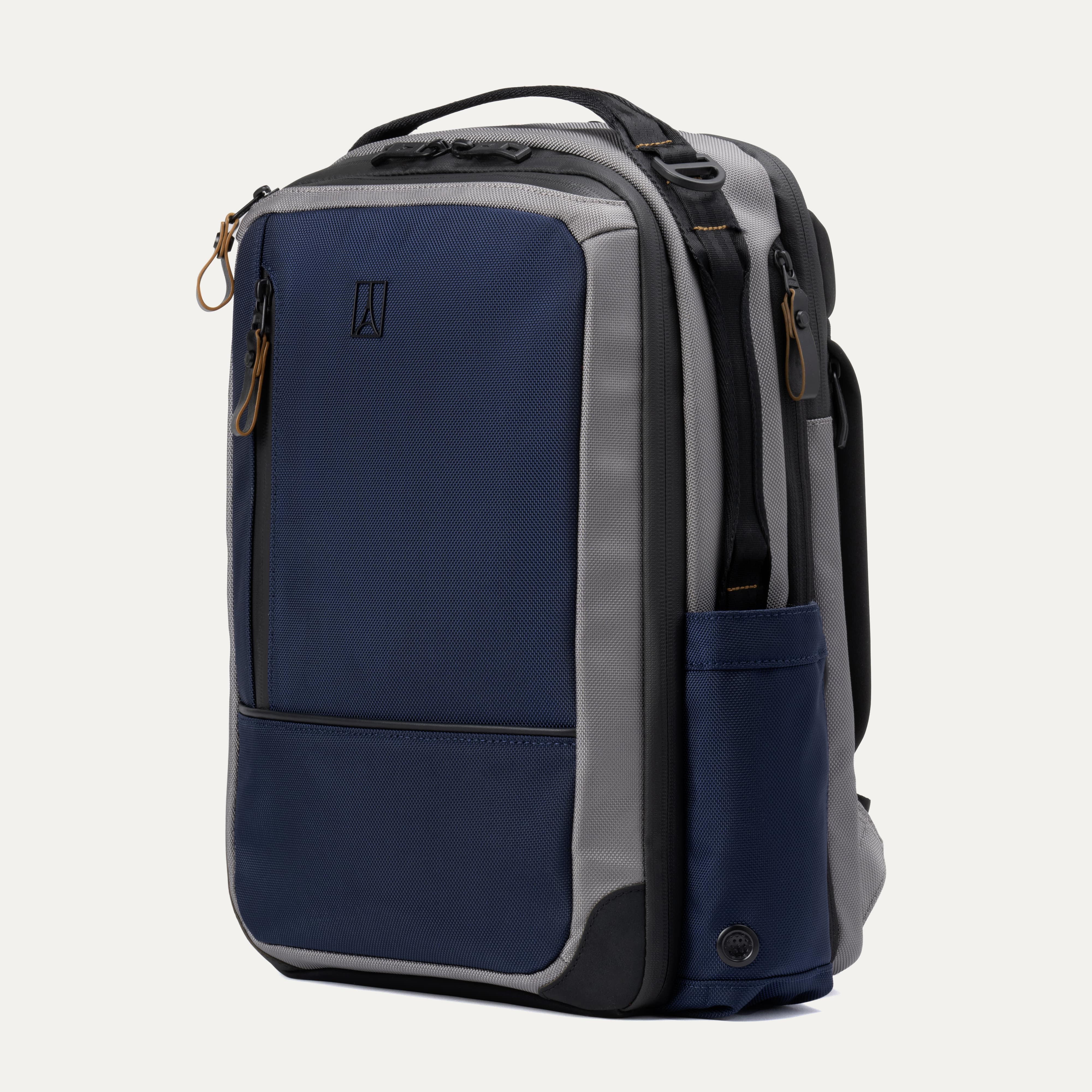 Travelpro® Altitude™ Slim Expandable Laptop Backpack 20-24L- Stellar Navy/ Grey - Image 30
