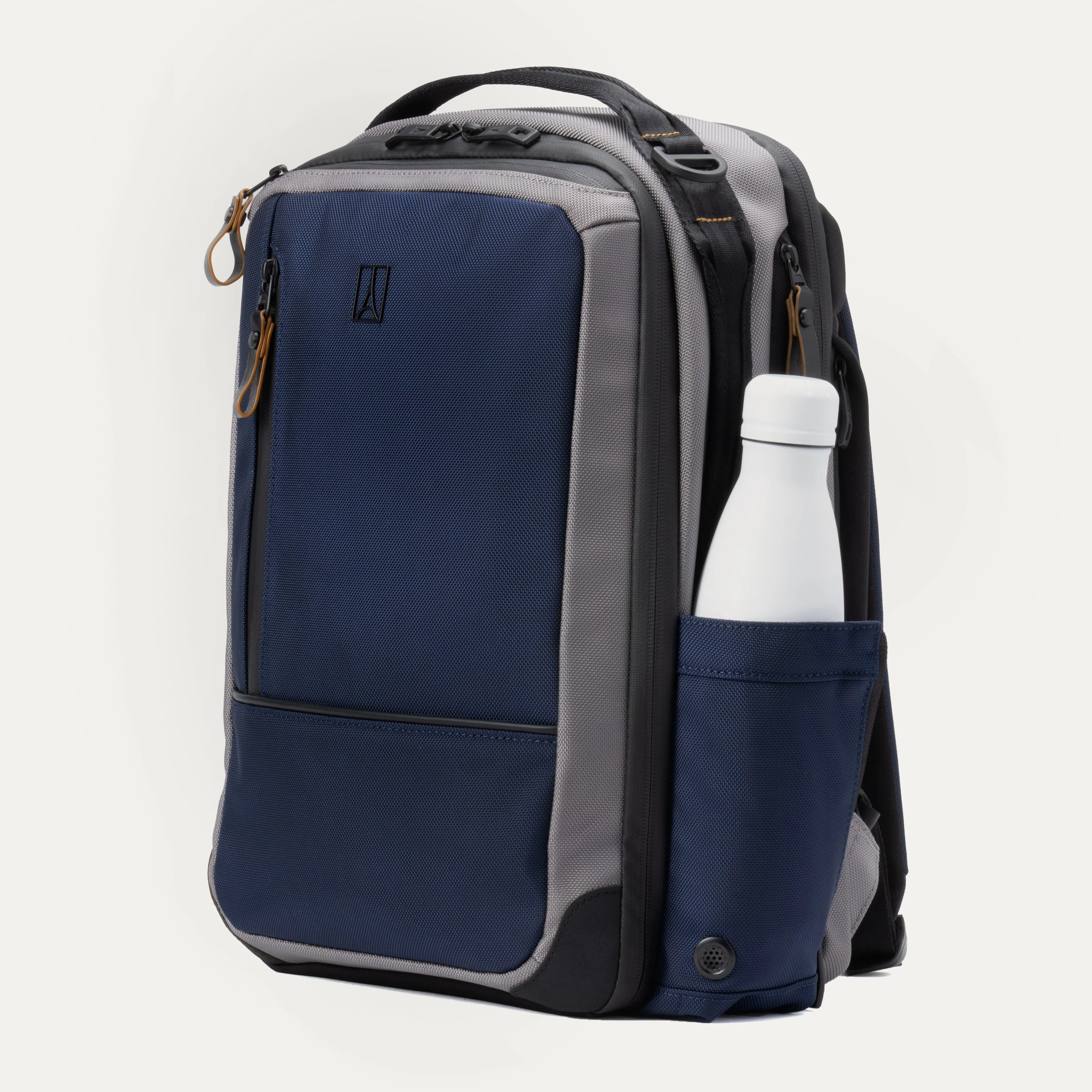 Travelpro® Altitude™ Slim Expandable Laptop Backpack 20-24L- Stellar Navy/ Grey - Image 35