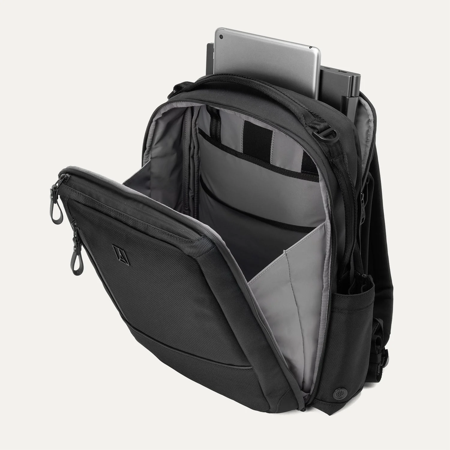 Travelpro® Altitude™ Slim Expandable Laptop Backpack 20-24L- Stellar Navy/ Grey - Image 7